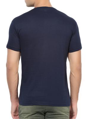 navy blue cotton t-shirt - 15364034 - Standard Image - 3