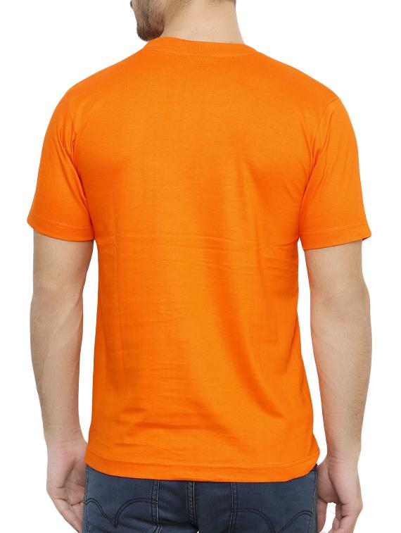 orange cotton t-shirt - 15364035 - Zoom Image - 3