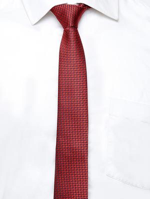 red microfiber tie - 15367243 - Standard Image - 3