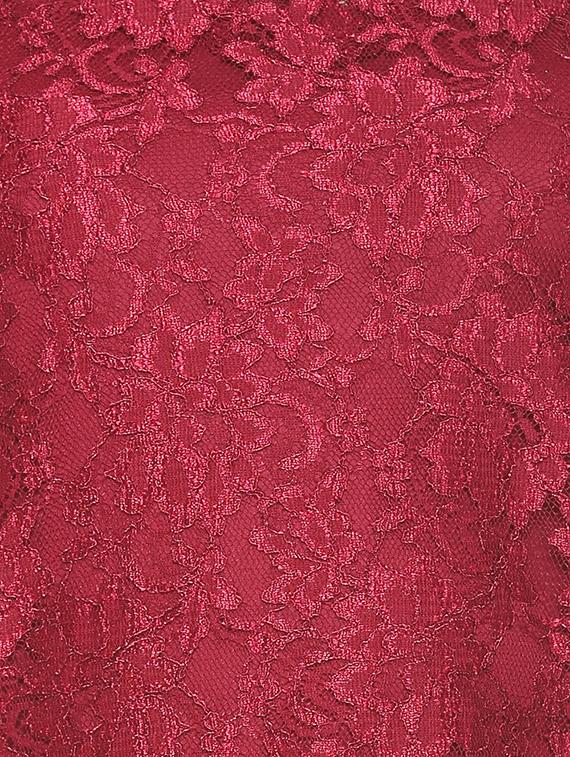floral mesh bell sleeved top - 15371728 - Zoom Image - 3