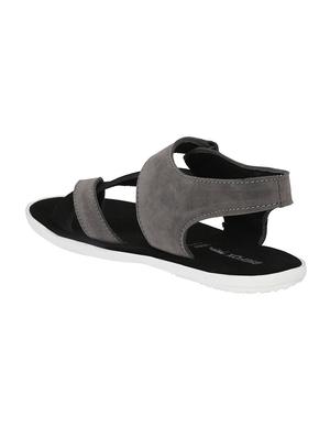 black fabric back strap sandals - 15375373 - Standard Image - 3