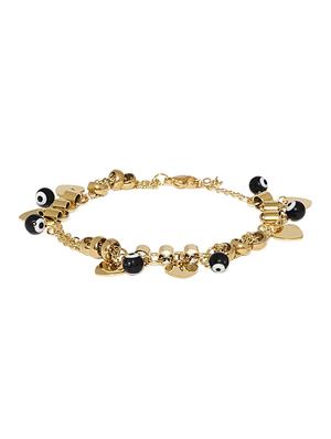 gold metal links bracelet - 15375524 - Standard Image - 3