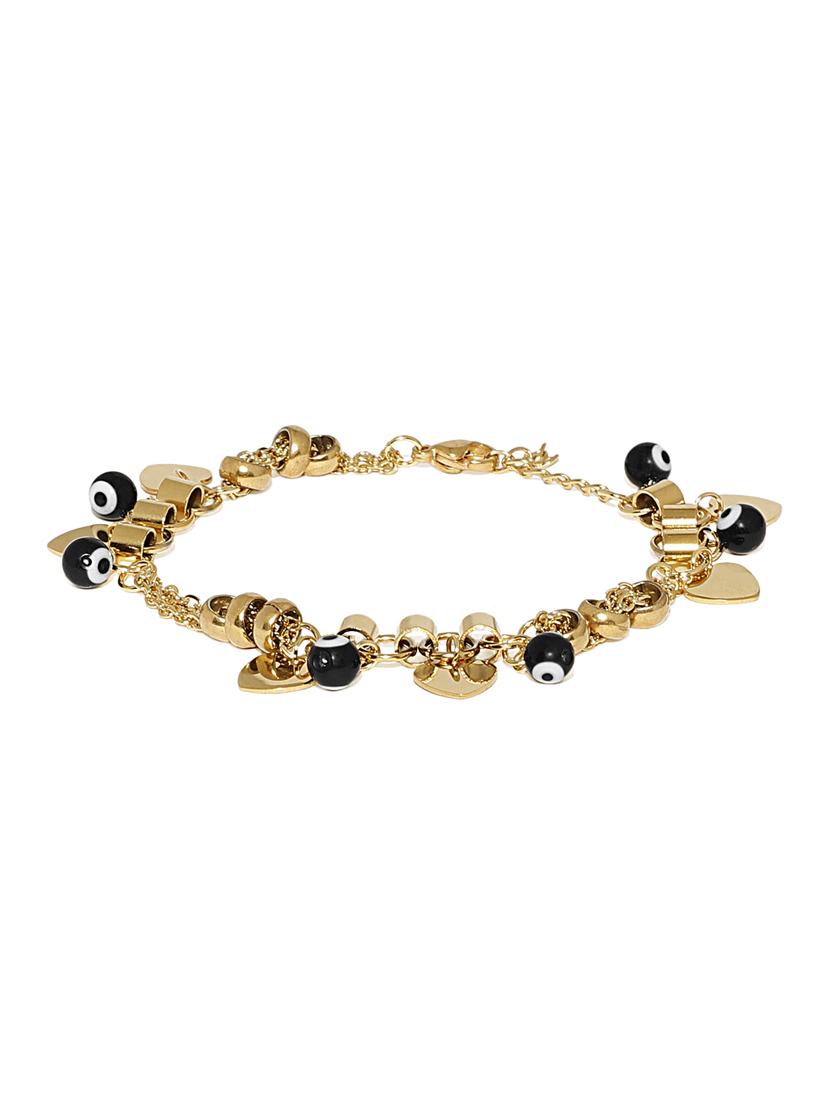 gold metal links bracelet - 15375524 - Zoom Image - 3