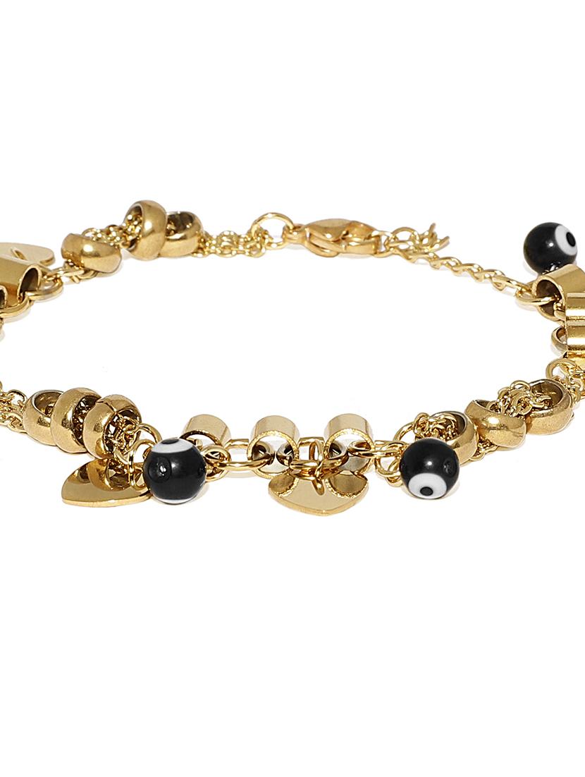 gold metal links bracelet - 15375524 - Zoom Image - 6
