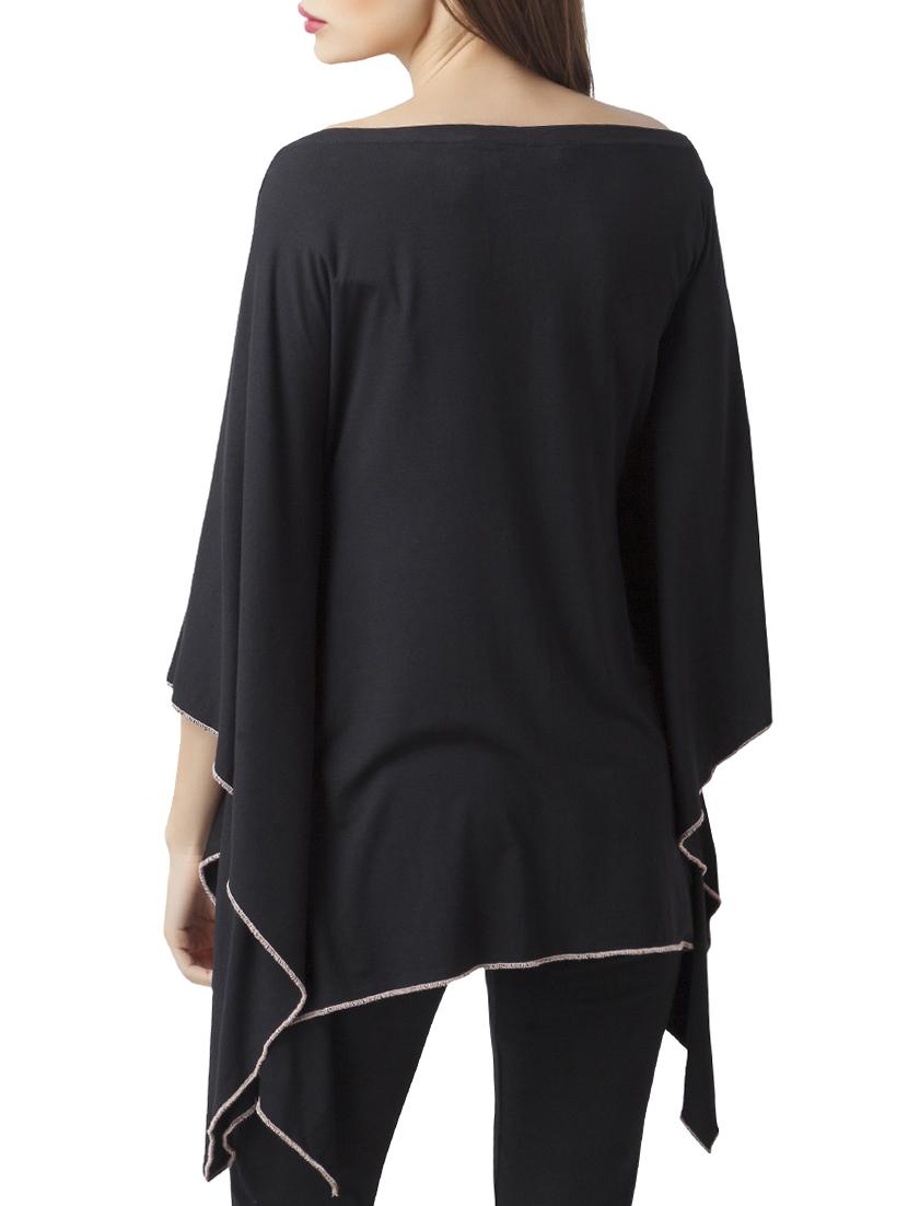 Printed maternity wear poncho - 15376028 - Zoom Image - 3