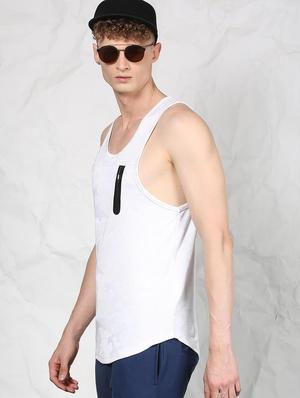 white polyester vest - 15382974 - Standard Image - 3