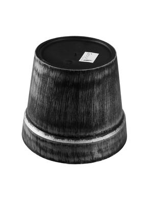 story@home 2 pc silver finish plastic pot - 15384916 - Standard Image - 6