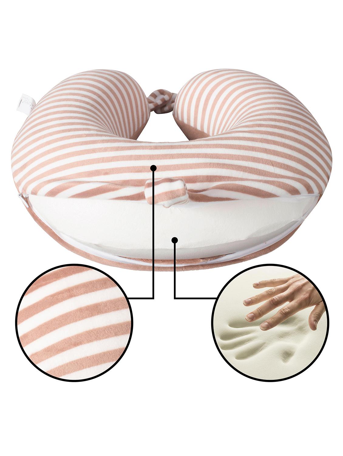 U Shaped Memory Foam Neck Pillows? Comfortable for Neck Support Cushion For Kids /Adults/ Car /Office /Sleeping cover - 15385102 - Zoom Image - 6
