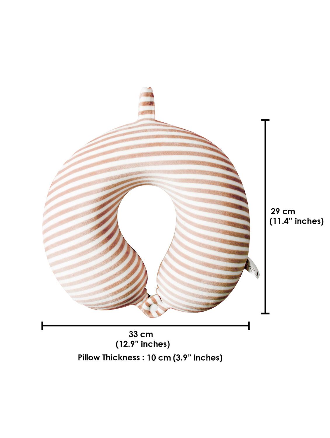 U Shaped Memory Foam Neck Pillows? Comfortable for Neck Support Cushion For Kids /Adults/ Car /Office /Sleeping cover - 15385102 - Zoom Image - 9