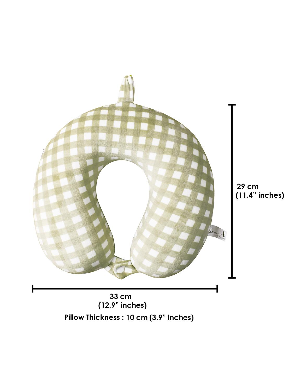 U Shaped Memory Foam Neck Pillows? Comfortable for Neck Support Cushion For Kids /Adults/ Car /Office /Sleeping cover - 15385104 - Zoom Image - 9