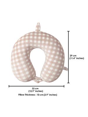 U Shaped Memory Foam Neck Pillows? Comfortable for Neck Support Cushion For Kids /Adults/ Car /Office /Sleeping cover - 15385105 - Standard Image - 9