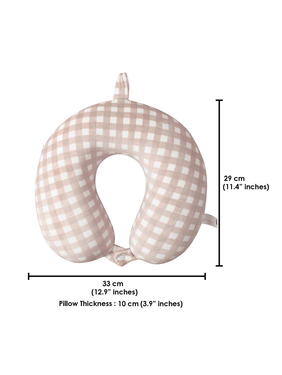 U Shaped Memory Foam Neck Pillows? Comfortable for Neck Support Cushion For Kids /Adults/ Car /Office /Sleeping cover - 15385105 - Zoom Image - 9