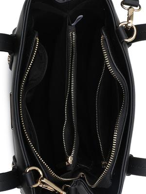 black leatherette (pu) regular sling bag - 15385162 - Standard Image - 3