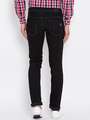black denim plain jeans - 15386630 - Standard Image - 3