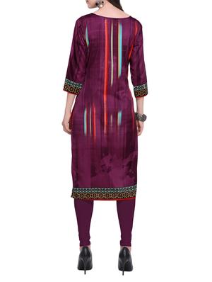 printed straight kurta - 15387924 - Standard Image - 3