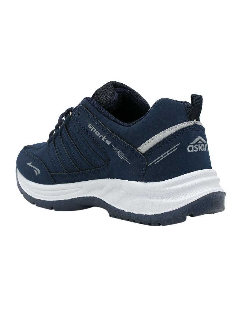 navy Leatherette sport shoe - 15388123 - Zoom Image - 3