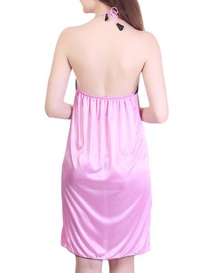 halter neck short nighty - 15388216 - Standard Image - 3