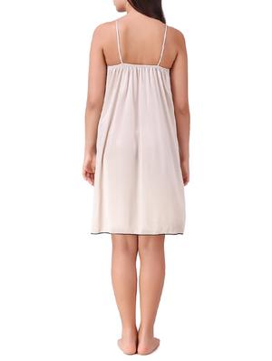 cami neck short nighty - 15388221 - Standard Image - 3