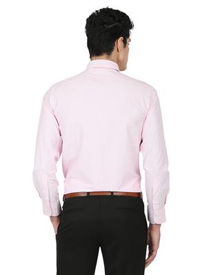 pink cotton formal shirt - 15389915 - Standard Image - 3