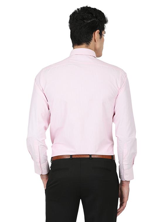 pink cotton formal shirt - 15389915 - Zoom Image - 3