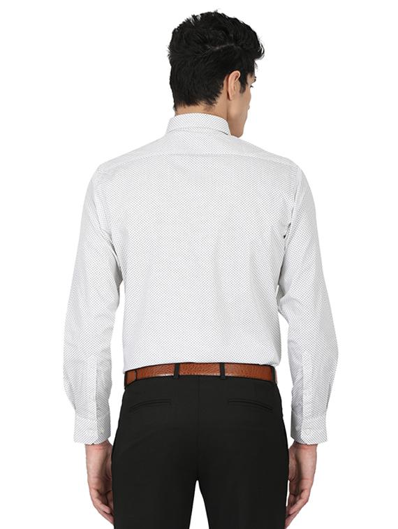 white cotton formal shirt - 15389917 - Zoom Image - 3