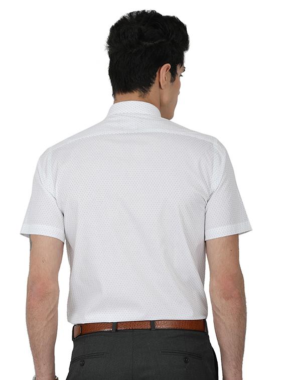 white cotton formal shirt - 15389952 - Zoom Image - 3
