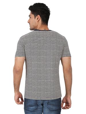 beige cotton all over print t-shirt - 15390000 - Standard Image - 3