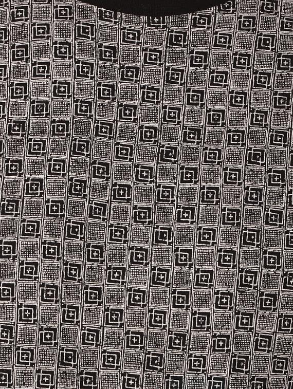black cotton all over print t-shirt - 15390001 - Zoom Image - 3