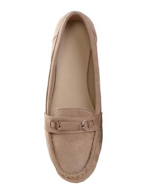 brown suede slip on loafers - 15390072 - Standard Image - 3