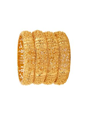 gold tone bangles - 15390138 - Standard Image - 3