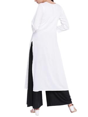 printed straight kurta - 15391238 - Standard Image - 3