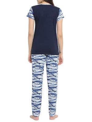 printed nightwear pajama set - 15391639 - Standard Image - 3