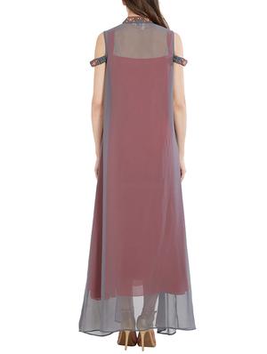 layered cold shoulder kurta - 15395644 - Standard Image - 3