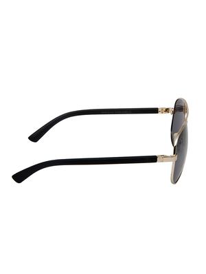 david blake black aviator polarized, uv protected sunglass - 15396058 - Standard Image - 3