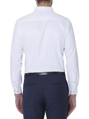 white cotton formal shirt - 15396736 - Standard Image - 3