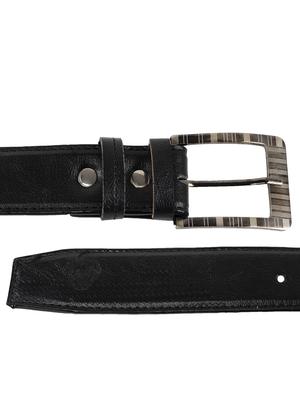 black leatherette belt - 15398230 - Standard Image - 3