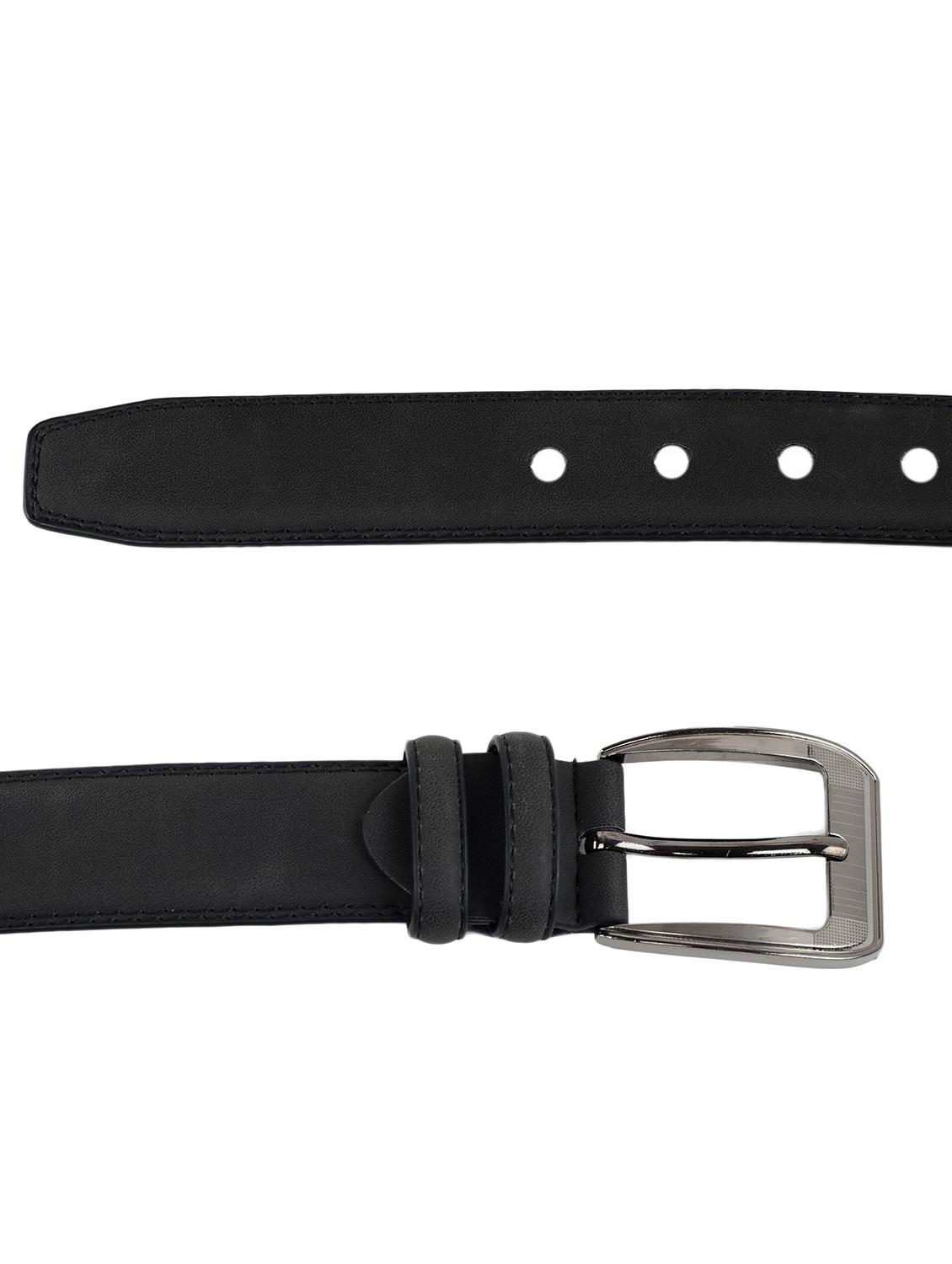 black leatherette belt - 15398234 - Zoom Image - 3
