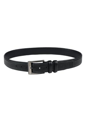 black leatherette belt - 15398237 - Standard Image - 3