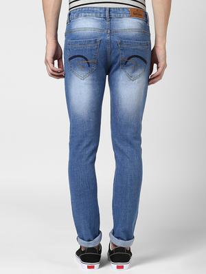 blue denim washed jeans - 15398763 - Standard Image - 3