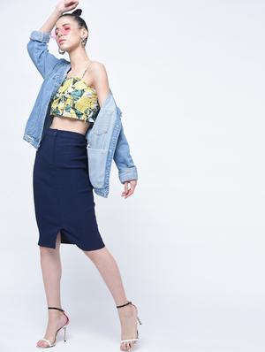 high waist pencil skirt - 15399488 - Standard Image - 3