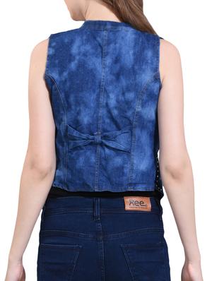 bow detail embellished jacket - 15399496 - Standard Image - 3
