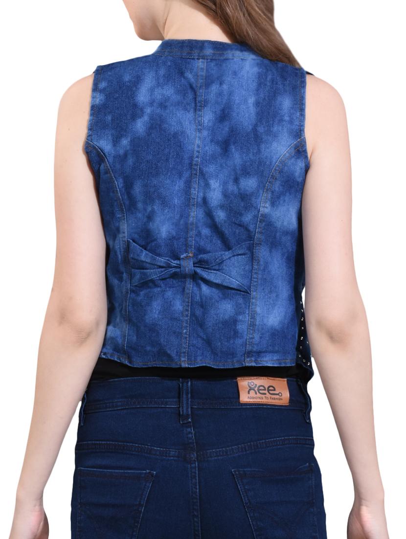 bow detail embellished jacket - 15399496 - Zoom Image - 3