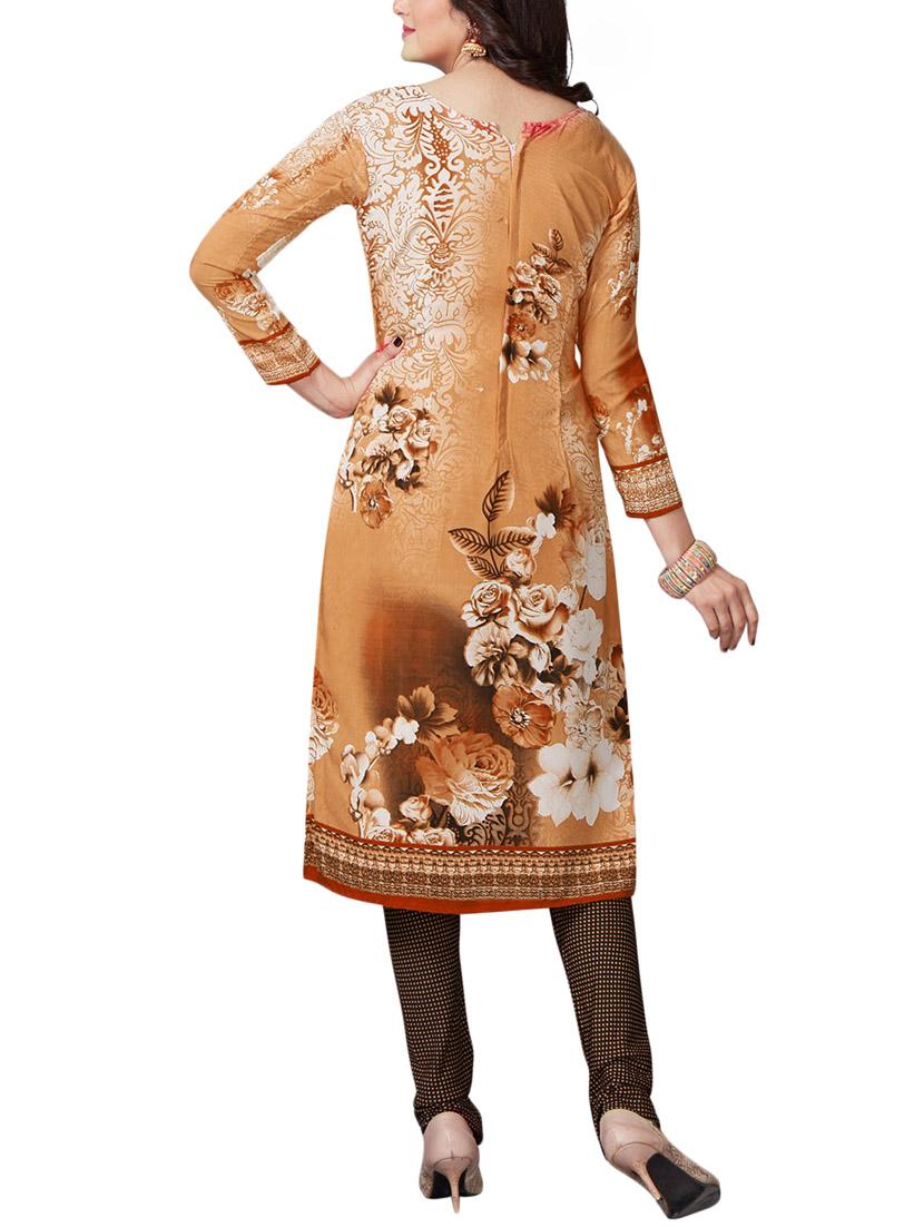 Printed unstitched combo suit - 15400936 - Zoom Image - 3