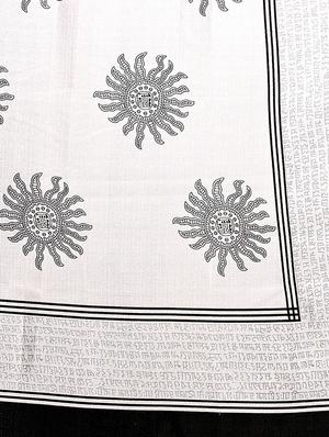 white art silk printed dupatta - 15402104 - Standard Image - 3