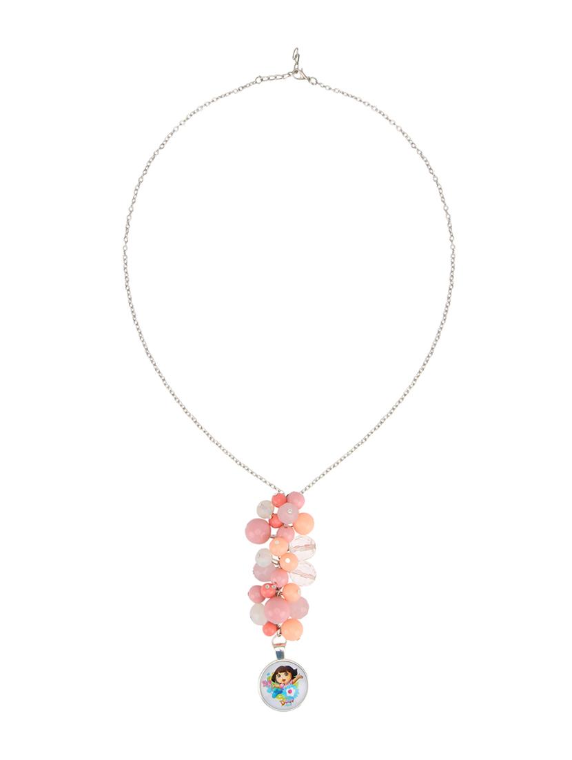 orange plastic necklace set jewellery - 15405892 - Zoom Image - 3