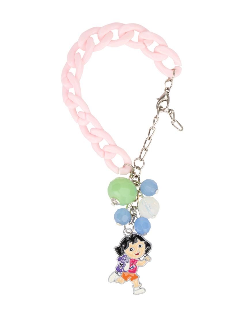 pink plastic necklace set jewellery - 15405896 - Zoom Image - 3