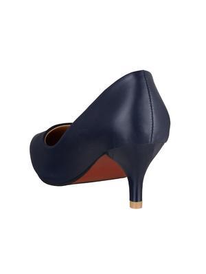 black leatherette slip on pumps - 15406082 - Standard Image - 3