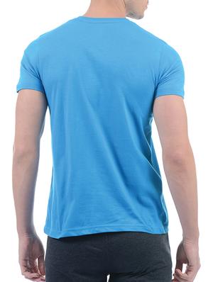 blue cotton blend t-shirt - 15406588 - Standard Image - 3