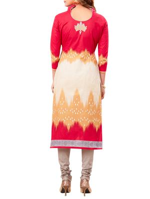 printed unstitched churidaar suit - 15410188 - Standard Image - 3