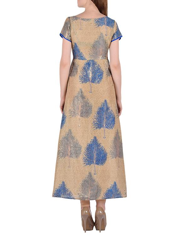 a-line tassels kurta - 15410264 - Zoom Image - 3